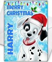 101 DALMATIANS Personalised Christmas Card - Disney Christmas Card - £3.28 GBP