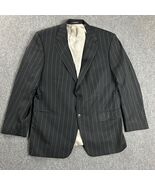 Colours Alexander Julian Blazer Mens 48R Black Striped Coat Jacket Pure ... - €17,13 EUR