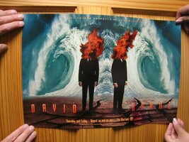 David Byrne Talking Heads The Warfield Poster August 28, 29 1997-
show o... - $179.29
