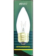 SUPERIOR LIFE 81417 TEARDROP MEDIUM BASE 25W 130V CLEAR BULB - NEW! - $90.97 MXN