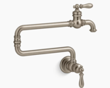 Kohler 99270-BV Artifacts Wall-Mount Pot Filler - Vibrant Brushed Bronze - £469.02 GBP