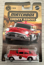 2023 Matchbox 1956 Buick Century! County Rescue #6/6! Walmart Exclusive! #W - £15.53 GBP
