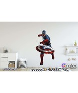 Captain America Decal, Marvel Hero Decal,  Hero Decal, Shield Decal, Com... - €19,11 EUR+