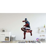 Captain America Decal, Marvel Hero Decal,  Hero Decal, Shield Decal, Com... - £17.30 GBP+