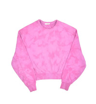 Rag &amp; Bone New York Tie Dye Sweatshirt Womens XS Pink Crewneck Organic Cotton - £26.25 GBP