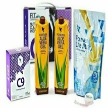 Forever Clean 9 Aloe Vera Gel Detox Program Vanilla Body Transformation Exp 2025 - $92.49