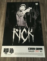 THE WALKING DEAD RICK AMC NYCC EXCLUSIVE PROMO POSTER ART PRINT LITHO - £12.81 GBP
