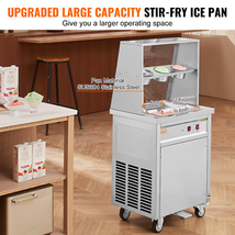 VEVOR Fried Ice Cream Roll Machine, 13.8&quot; x 13.8&quot; Square Stir-Fried Ice ... - $455.52