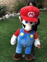 Official Nintendo Super Mario Bros Brothers 48 inch / 4 ft JUMBO Plush New - $189.00