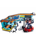 New Speed Champions Racing Formula Car Repair Station Model Building Blocks