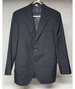 Brooks Brothers Men’s Made in USA Wool Blend Suit Navy Pinstriped Size 4... - $82.18 CAD