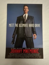 Johnny Mnemonic Movie Poster Original 11x17 Inch Mini Sheet Size K EAN U Reeves - £7.44 GBP