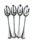 Lenox Williamsburg Royal Scroll Serving Spoon Set 4 Spoons Pierced Slott... - $121.69 CAD