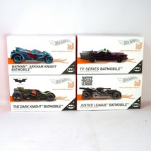 Set of 4 Batmobile Hot Wheels ID Batman Series 1 Mattel Limited Run Collectible - £80.98 GBP