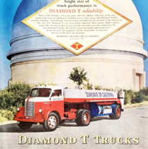 1947 Diamond T Trucks Advertisement Automobilia Standard Of California D... - $29.99