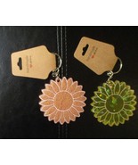 Handcrafted Resin Sunflower Keychains - £10.02 GBP