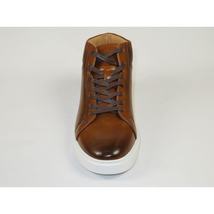 Men's Santino Luciano Ankle High Top Comfort Sneaker Dress Boot S-2452 Cognac image 3