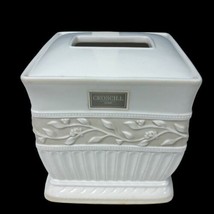 Croscill Willow Brook Floral Boutique Tissue Box Cover Porcelain Arcadia... - £53.40 GBP