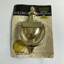 Baldwin Solid Brass Door Knocker 6.5&quot; X 3.5&quot; New - £19.05 GBP