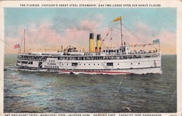 The Florida Chicago&#39;s Great Steel Steamship Jackson Park Postcard A21 - £2.33 GBP