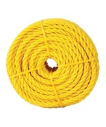 Koch Industries 5001635 Yellow Polypropylene Twisted Rope, 1/2 in. x 50 ft. - $804.28 MXN