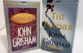 BBD Lot of 2 Audio Books by John Grisham The Rainmaker and The Partner - £11.31 GBP