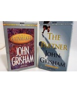 BBD Lot of 2 Audio Books by John Grisham The Rainmaker and The Partner - $14.15