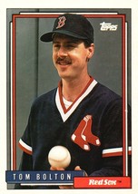 1992 Tom Bolton Boston Red Sox Topps #708 Baseball Card - £1.37 GBP