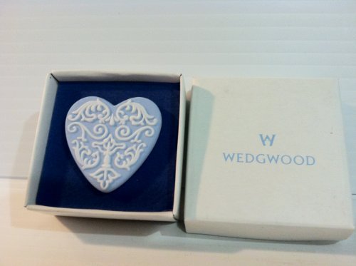 Wedgwood Jasperware Blue Heart Pin Brooch