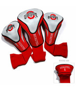 Ohio State Buckeyes Contour Golf Club Head Cover Set of 3 Embroidered Logo - $65.19 CAD