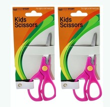Little Girls Scissors Smart Start Kids 5 Inch Blunt Scissors Pink 2 pcs - $159.40 MXN