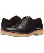 Frye Men&#39;s Luke Oxfords Shoes Black Leather 9.5 NEW IN BOX - £109.26 GBP