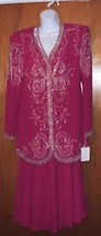 Alyce Designs Wine Vintage Evening Attire Size 8 New - £99.99 GBP