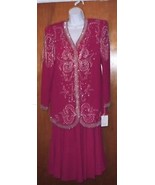 ALYCE DESIGNS WINE VINTAGE EVENING ATTIRE SIZE 8 NEW - $69.00