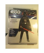 Star Wars Darth Vader Child Costume Large 12-14 Breathing Simulator Mask - $24.47
