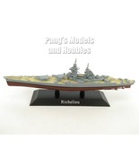 French Battleship Richelieu 1/1250 Scale Diecast Model Ship - $646.05 MXN