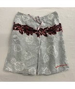 Body Glove Boys Size 25 Boardshorts Gray Hawaiian Style Patterned Swim S... - $10.86 CAD