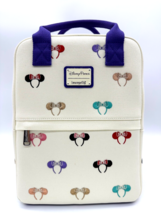 Disney Parks Mickey Minnie Mouse Ear Headband Canvas Loungefly Backpack ... - $102.95