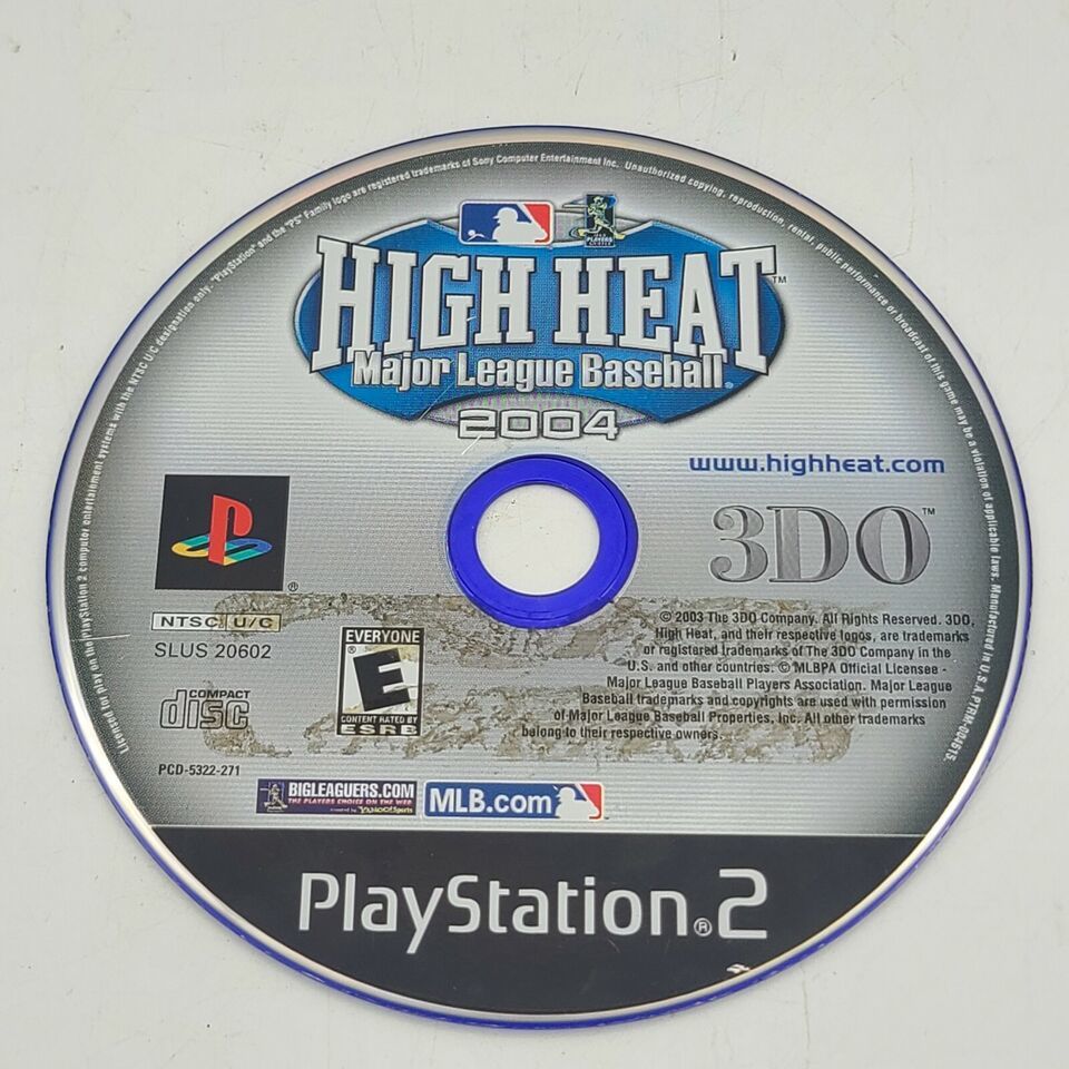 High Heat Major League Baseball 2004 - Disc Only - Playstation 2 PS2 Gam... - $0.99