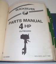 1980 Mercury Outboard Quicksliver 4 HP Parts Manual - £11.13 GBP