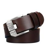 Men&#39;s Dress Casual Every Day Top-Grain Leather Belt - £16.51 GBP