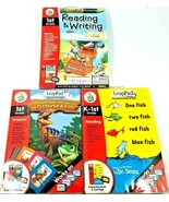Leapfrog Leappad Game set of 3, Dr. Seuss, Lost Dinosaur and Reading &amp; W... - £8.13 GBP