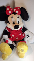 Disney Store Minnie Mouse Plush Red Polka Dots Large 25&quot; Gift Doll - £14.76 GBP