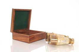 Binoculars Traditional Antique Mother of Pearl Wood Box - £151.07 GBP