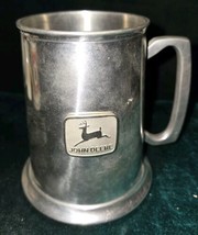 John Deere Pewter Mug Tankard Beer Stein Bolivia Leonard Pewter  - £20.24 GBP