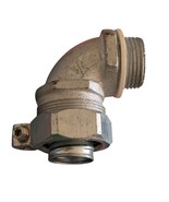 3/4 Inch Right Angle 90 Degree Fitting Malleable Iron Connector Grounded... - $173.20 MXN