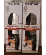 (2) Farberware 5&quot; Edgekeeper Santoku Knives W/Self Sharpening Sleeve New... - €23,72 EUR