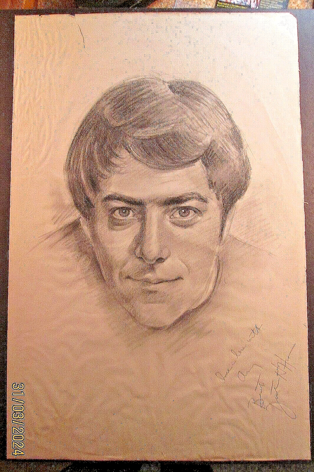 DUSTIN HOFFMAN: ( STRAW DOGS) RARE PORTRAIT ARTWORK UN PUBLISH WAS FOR P... - £594.22 GBP