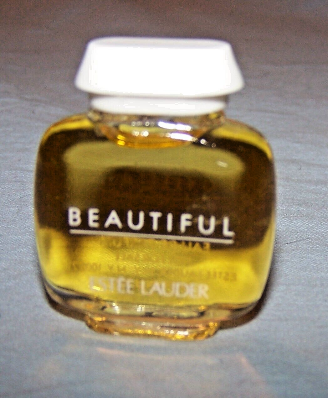 Vintage Full Miniature Estee Lauder Beautiful Glass Bottle-France-Lot 28 - $16.50