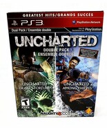 Uncharted &amp; Uncharted 2 Dual Pack PlayStation 3 PS3 - $10.58